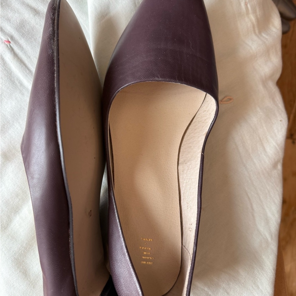 J. Jill Women's Pointed Flats in Plum